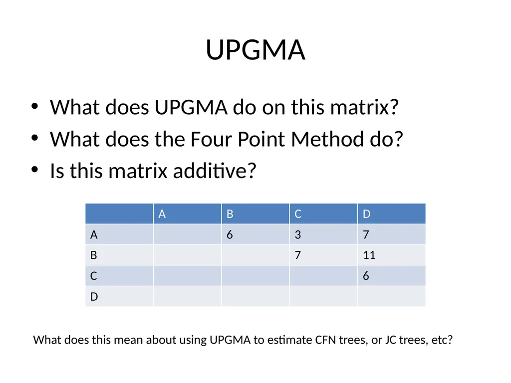 CS 581 Constructing rooted trees Tandy Warnow - slide 40 of 42