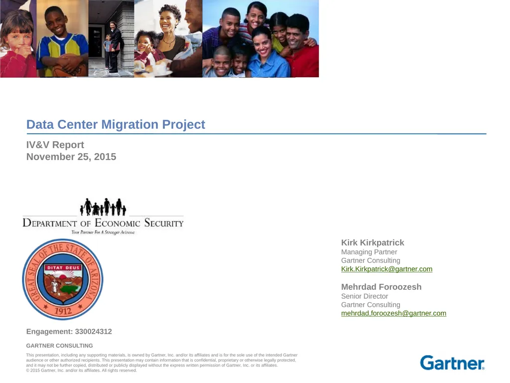 Kirk Kirkpatrick Managing Partner Gartner - slide 1 of 17