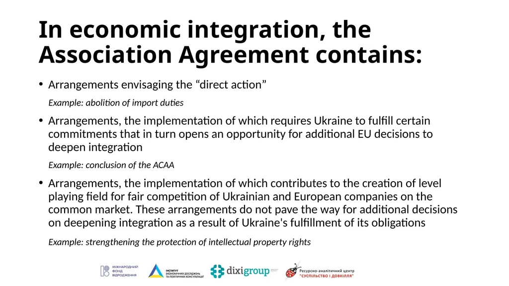 INTEGRATION WITHIN ASSOCIATION: DYNAMICS OF THE - slide 2 of 17