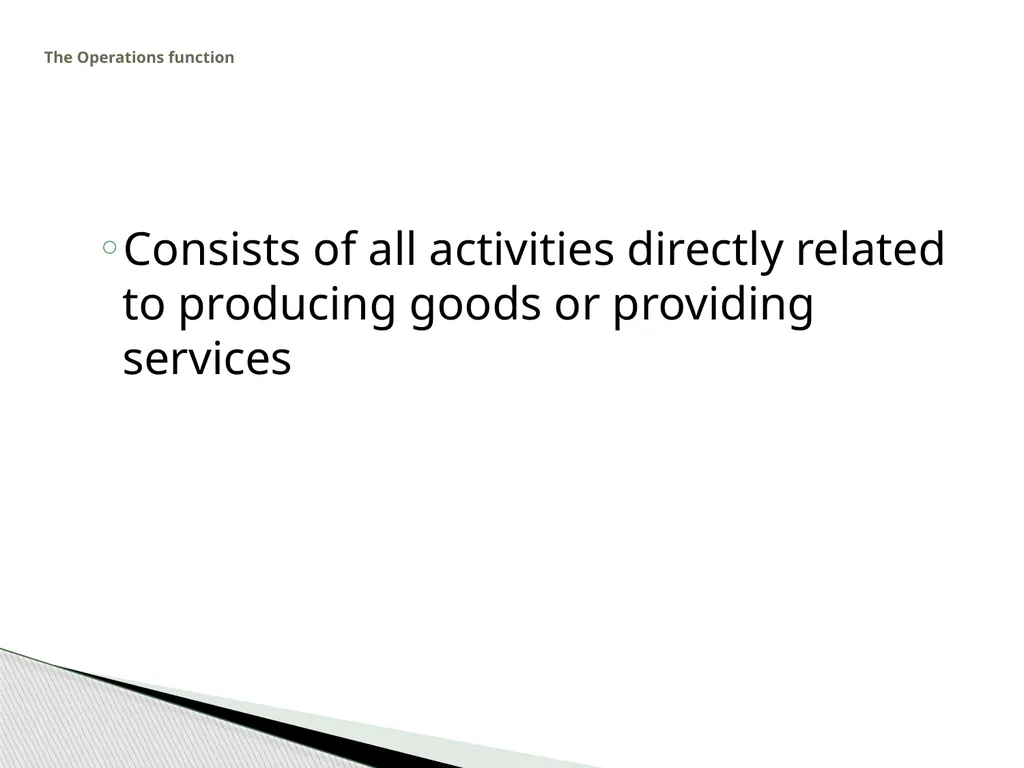 Introduction to Operations Management MBA 570 - slide 25 of 53