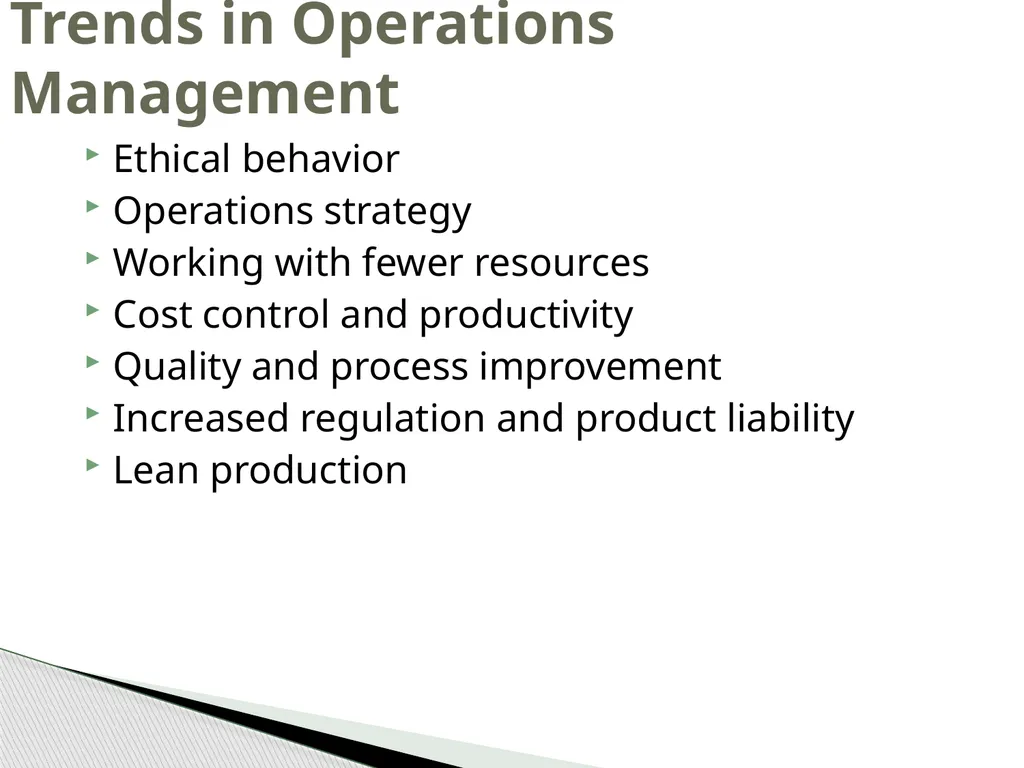 Introduction to Operations Management MBA 570 - slide 50 of 53