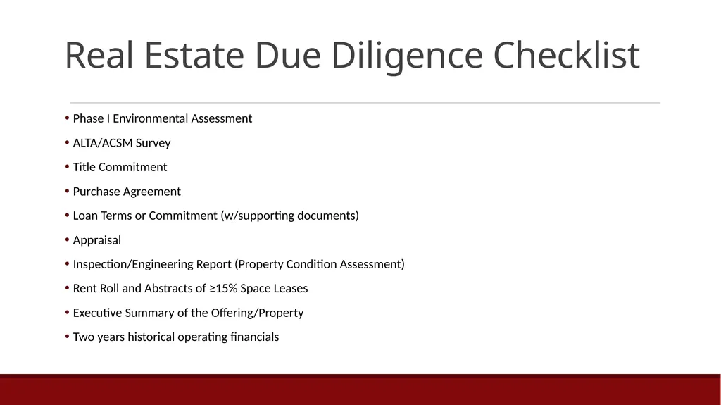 MICK Law Due Diligence: Current Developments, - slide 12 of 22