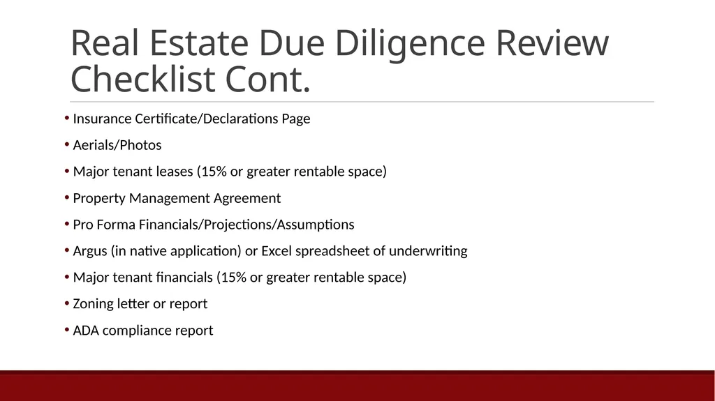 MICK Law Due Diligence: Current Developments, - slide 14 of 22
