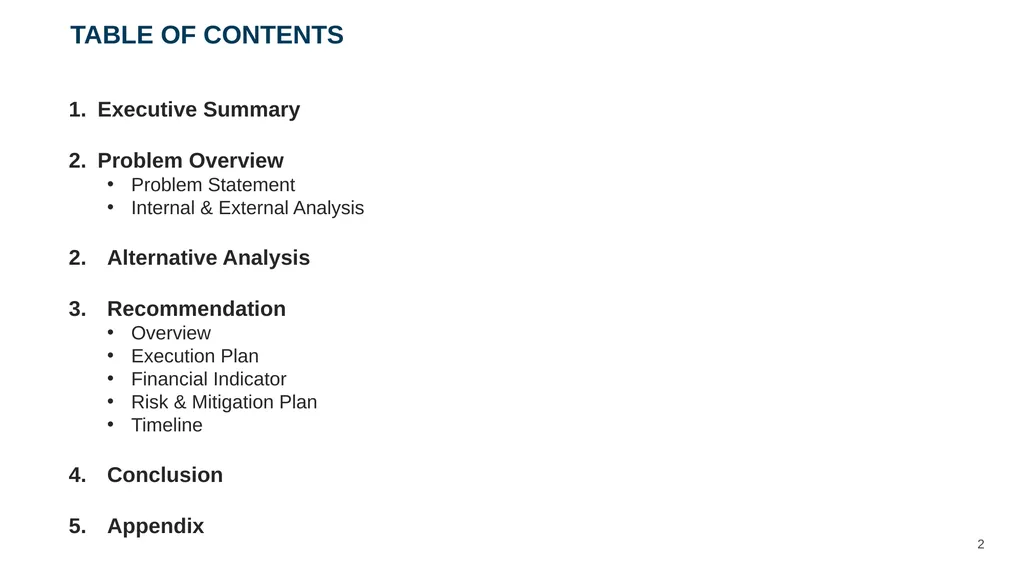 ‹#› Presented to Mr. Alex Karp and Management Team - slide 2 of 28