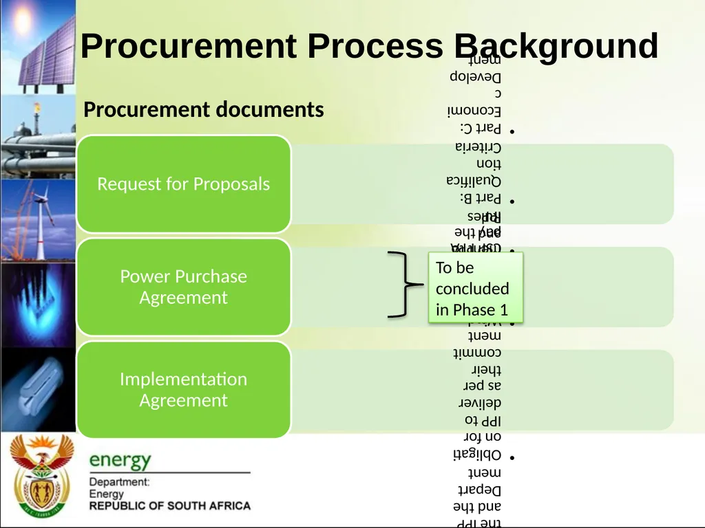 Renewable Energy IPP Procurement Programme: - slide 5 of 15
