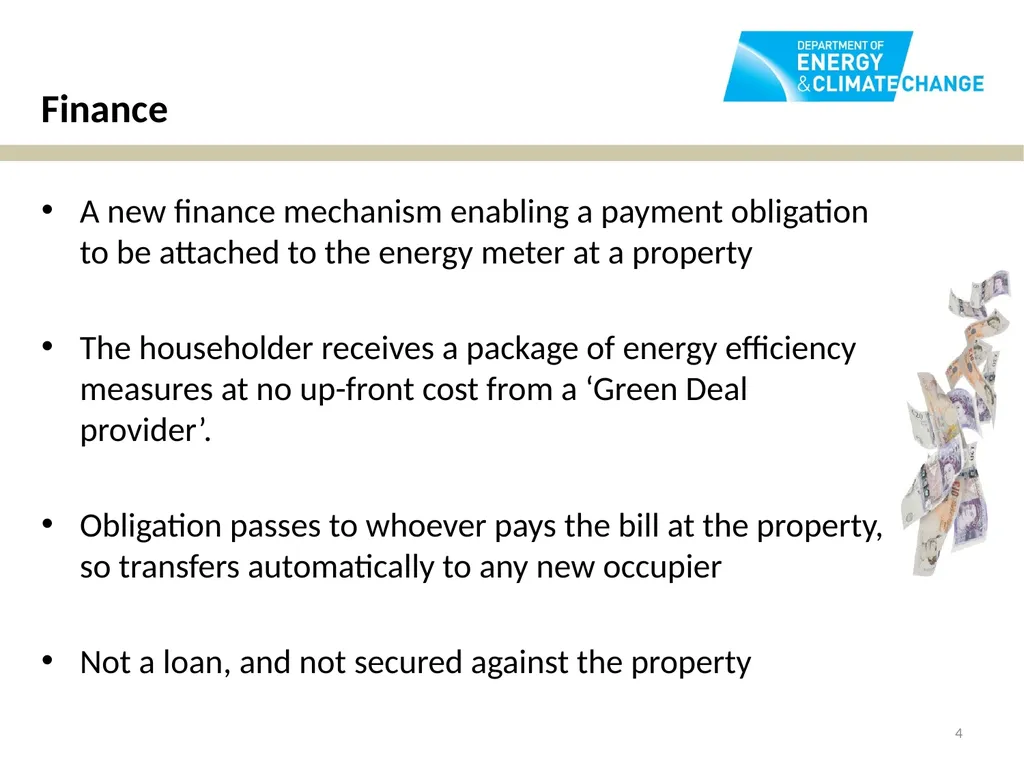 The Green Deal Tracy Vegro Director – Energy - slide 4 of 9
