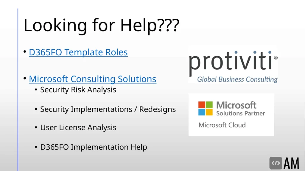 D365FO Security & Licensing Overview Denver, - slide 41 of 45