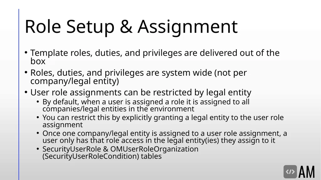 D365FO Security & Licensing Overview Denver, - slide 9 of 45