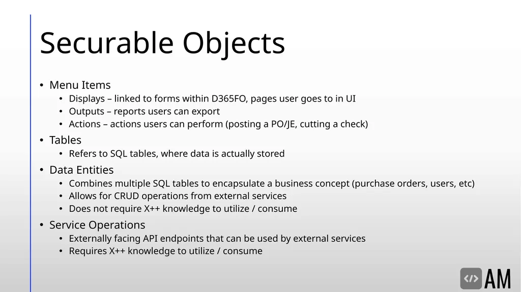 D365FO Security & Licensing Overview Denver, - slide 7 of 45