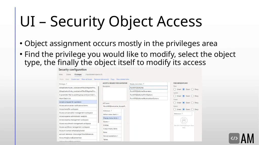 D365FO Security & Licensing Overview Denver, - slide 12 of 45