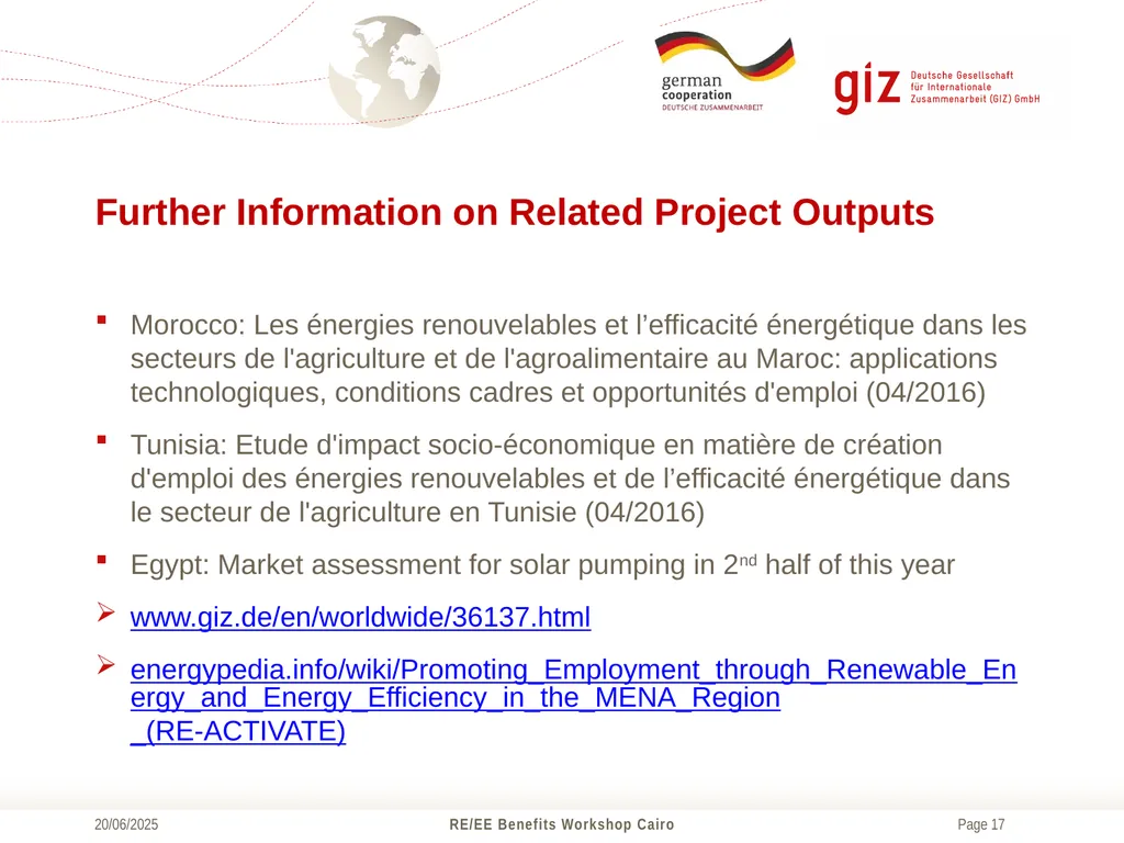 Dr. Steffen Erdle, Head of Project RE-ACTIVATE - slide 17 of 18