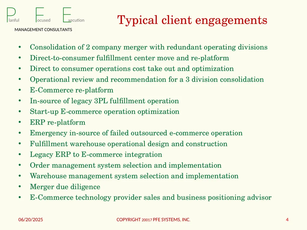 Dedicated to Successful Business Re-Engineering - slide 4 of 15