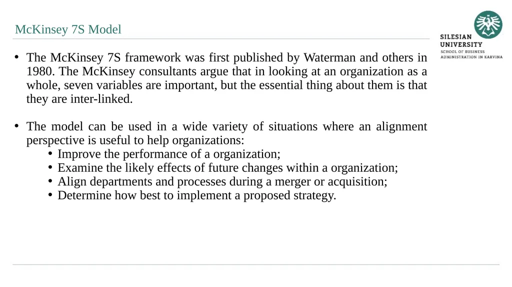 Analytical Methods of Business Environment - slide 11 of 27