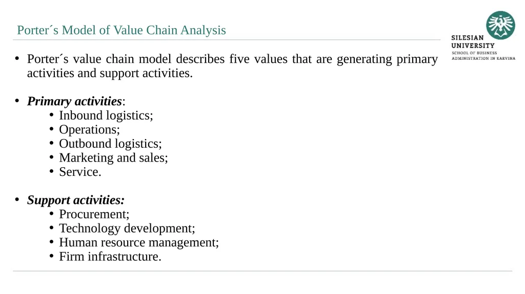 Analytical Methods of Business Environment - slide 7 of 27