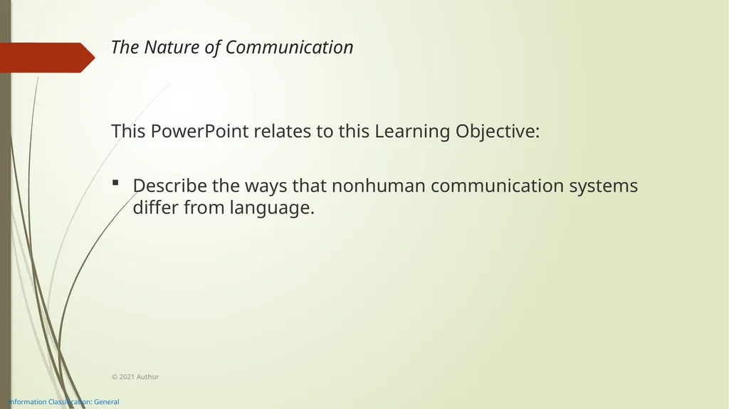The Nature of Communication This PowerPoint