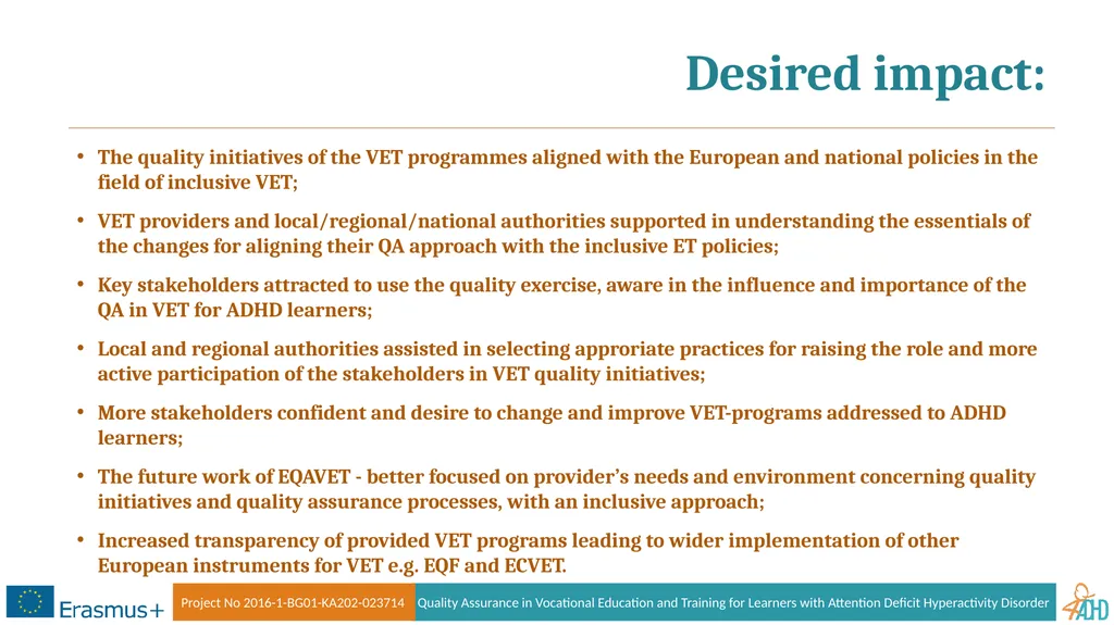Aims, Objectives, Tasks, Expected Results - slide 6 of 9