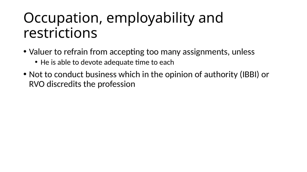 International Business Valuers Association Valuers - slide 47 of 60