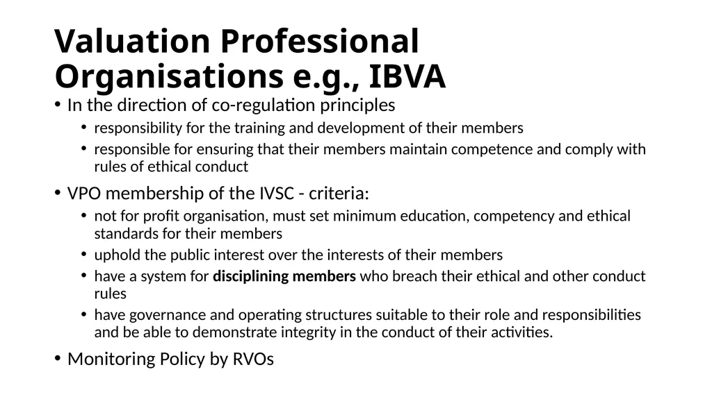 International Business Valuers Association Valuers - slide 12 of 60