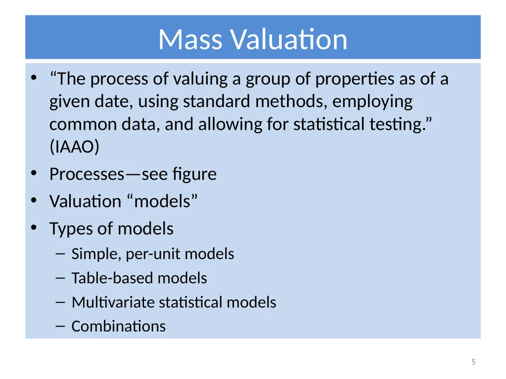 International Experience with Organizing Property - slide 5 of 24