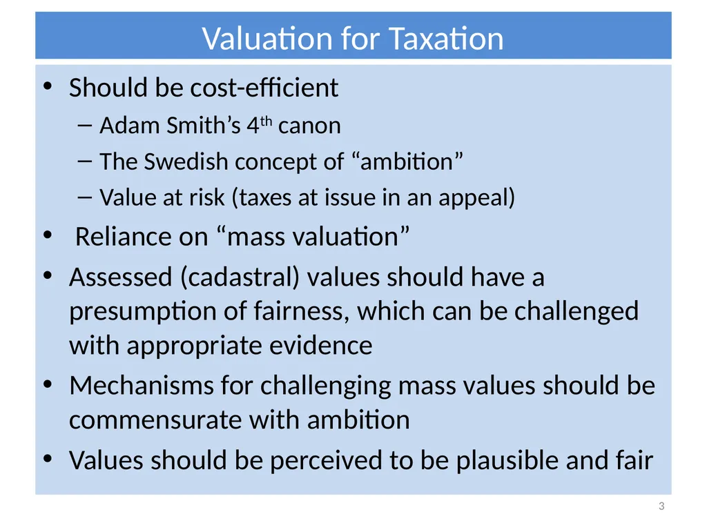 International Experience with Organizing Property - slide 3 of 24