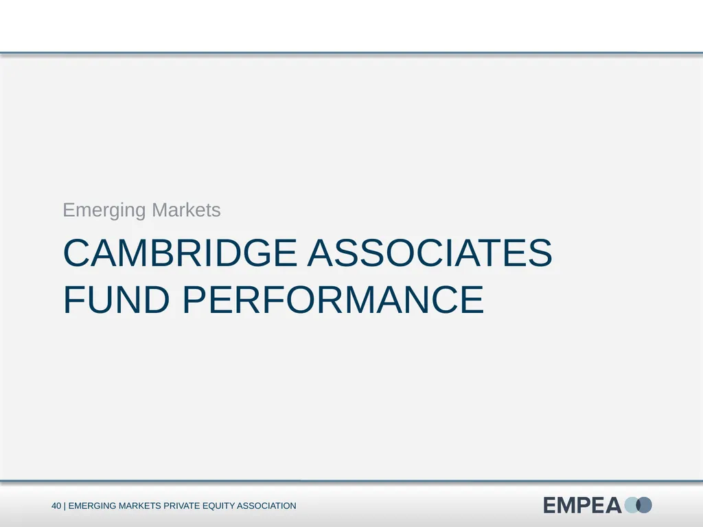 Industry Statistics Q1 2014 Emerging Markets - slide 40 of 47
