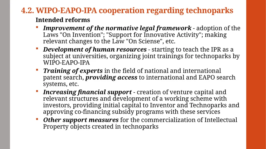 “The Center for Commercialisation and Transfer of - slide 18 of 20