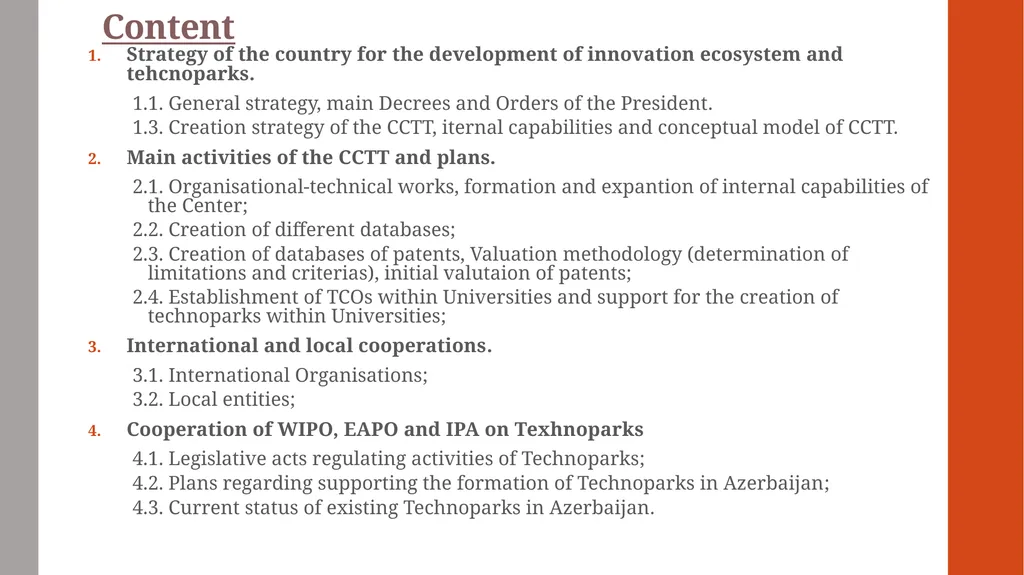 “The Center for Commercialisation and Transfer of - slide 2 of 20