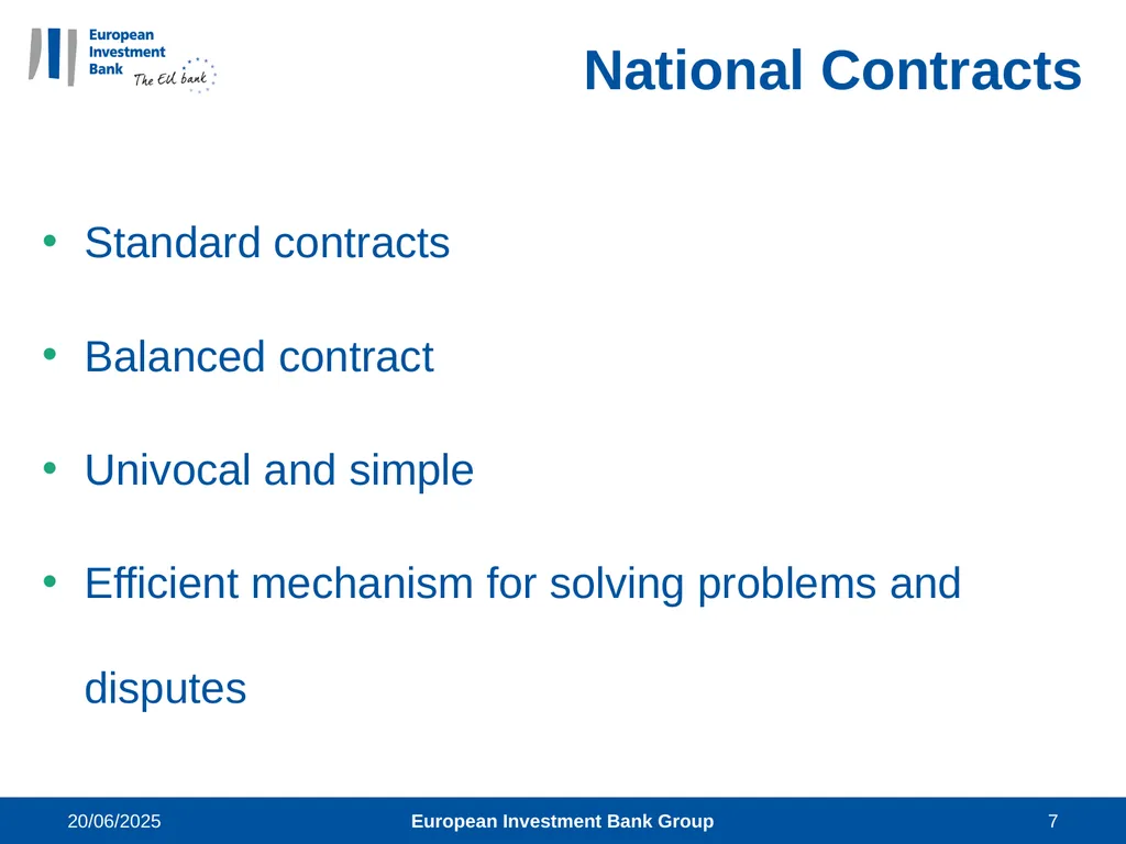 14 March 2018 European Investment Bank Group 1 - slide 7 of 14
