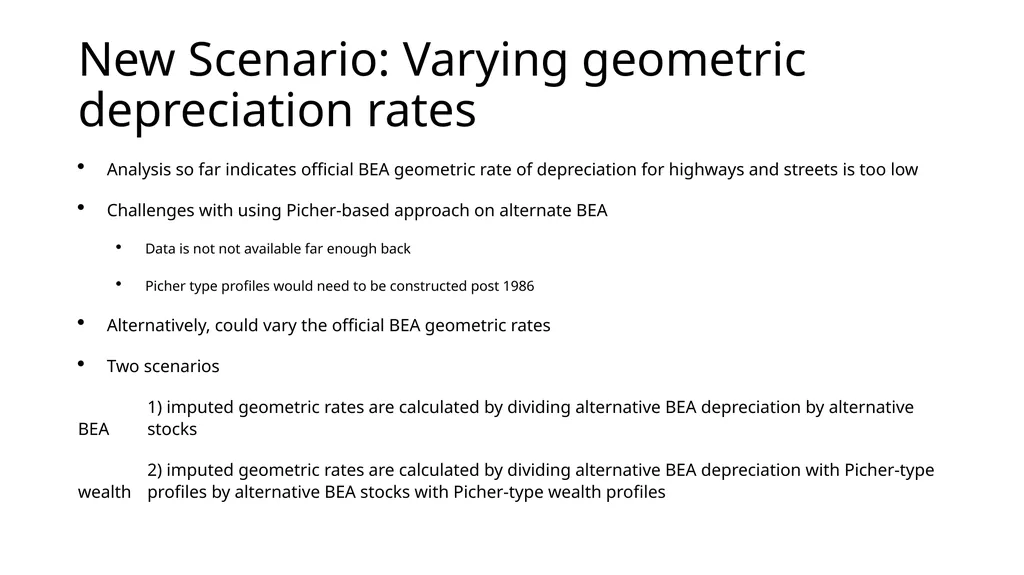 Constructing BEA Highways and Streets Net Wealth - slide 9 of 15