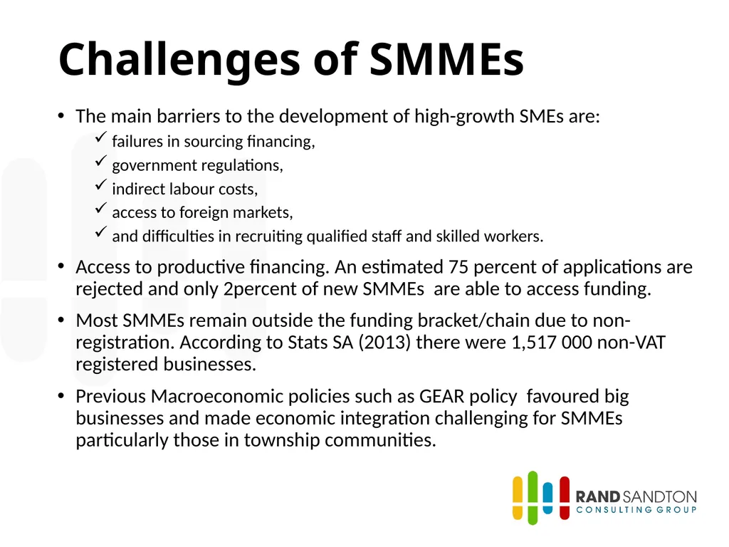 Planning for the Future of Small Businesses in - slide 16 of 33