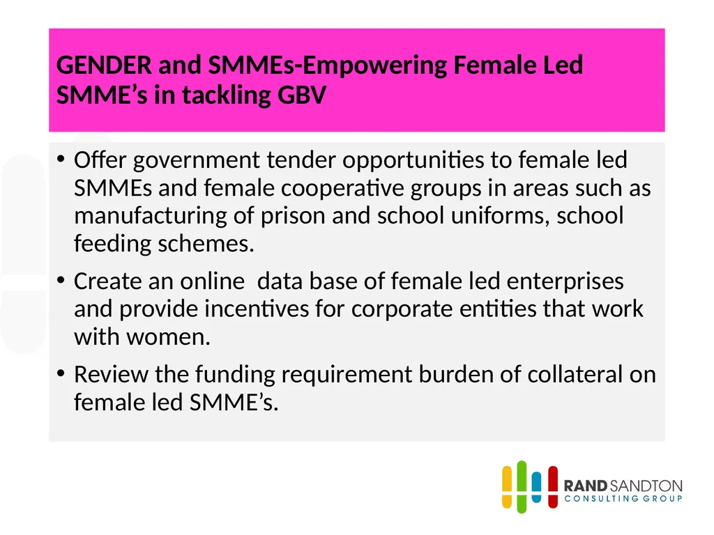 Planning for the Future of Small Businesses in - slide 26 of 33