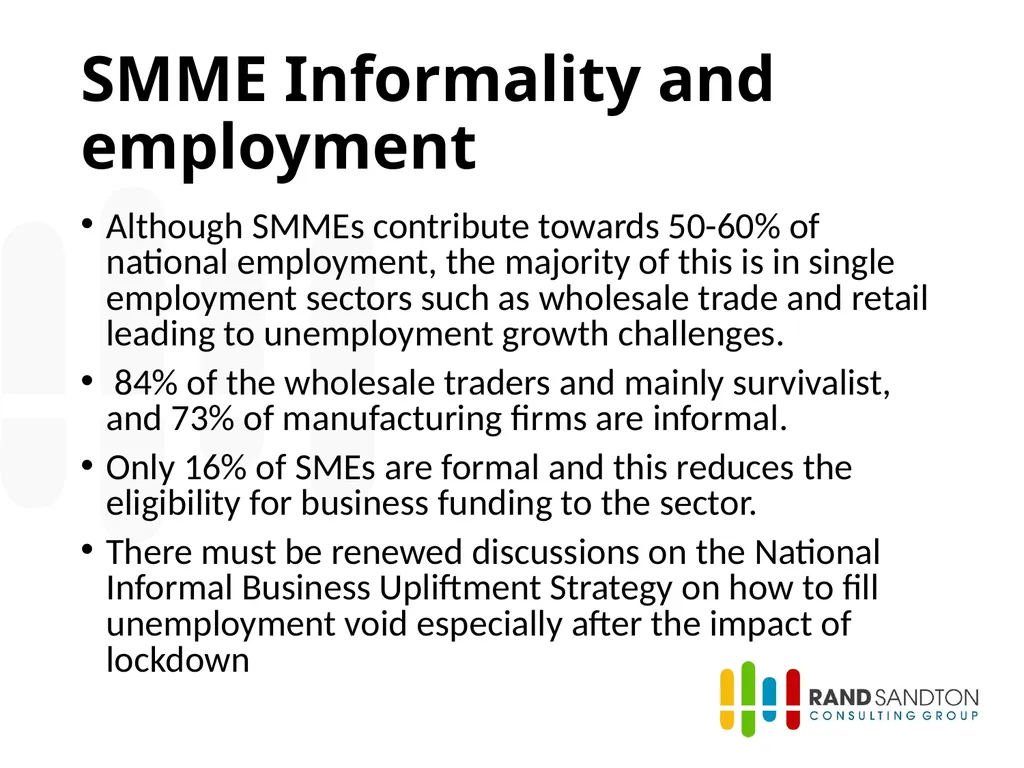 Planning for the Future of Small Businesses in - slide 17 of 33