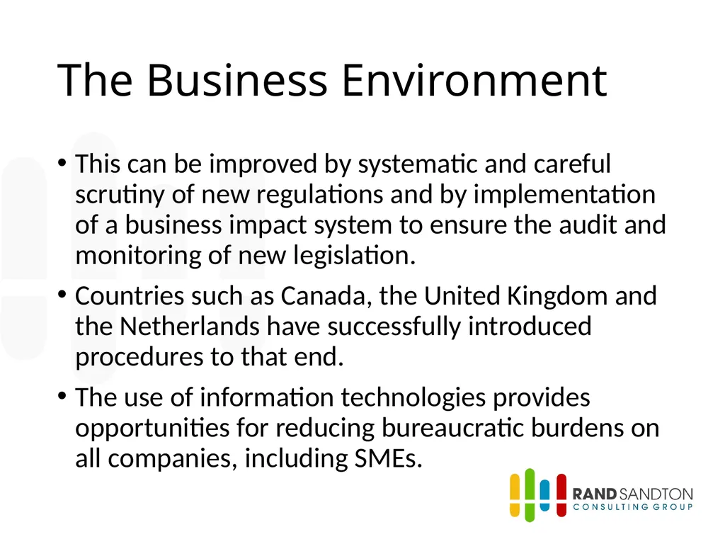 Planning for the Future of Small Businesses in - slide 29 of 33