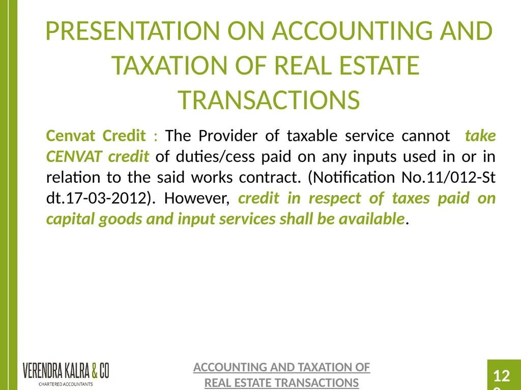 PRESENTATION ON PRESENTATION ON ACCOUNTING AND - slide 120 of 126