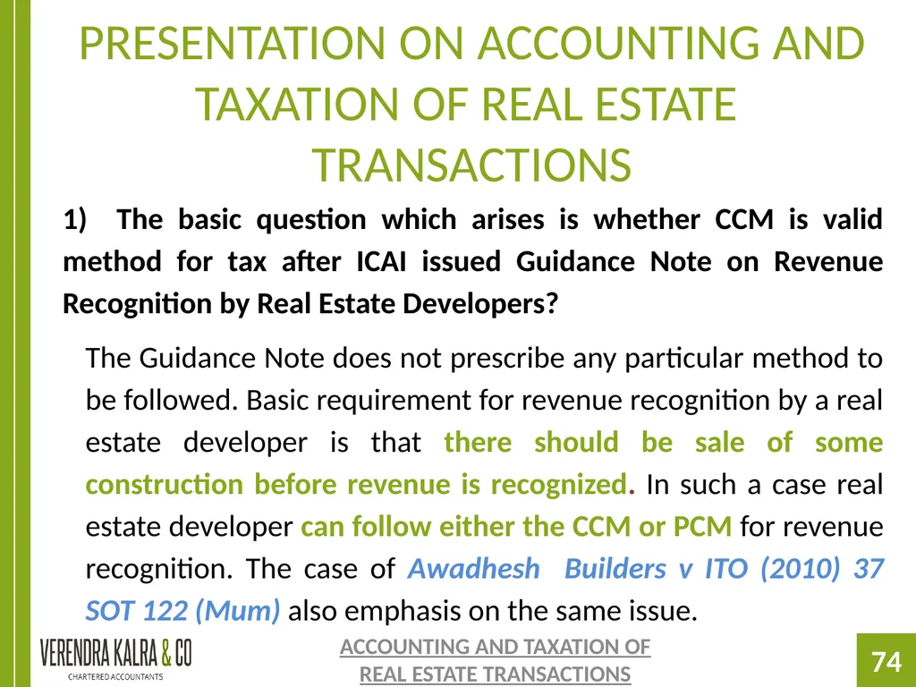 PRESENTATION ON PRESENTATION ON ACCOUNTING AND - slide 74 of 126
