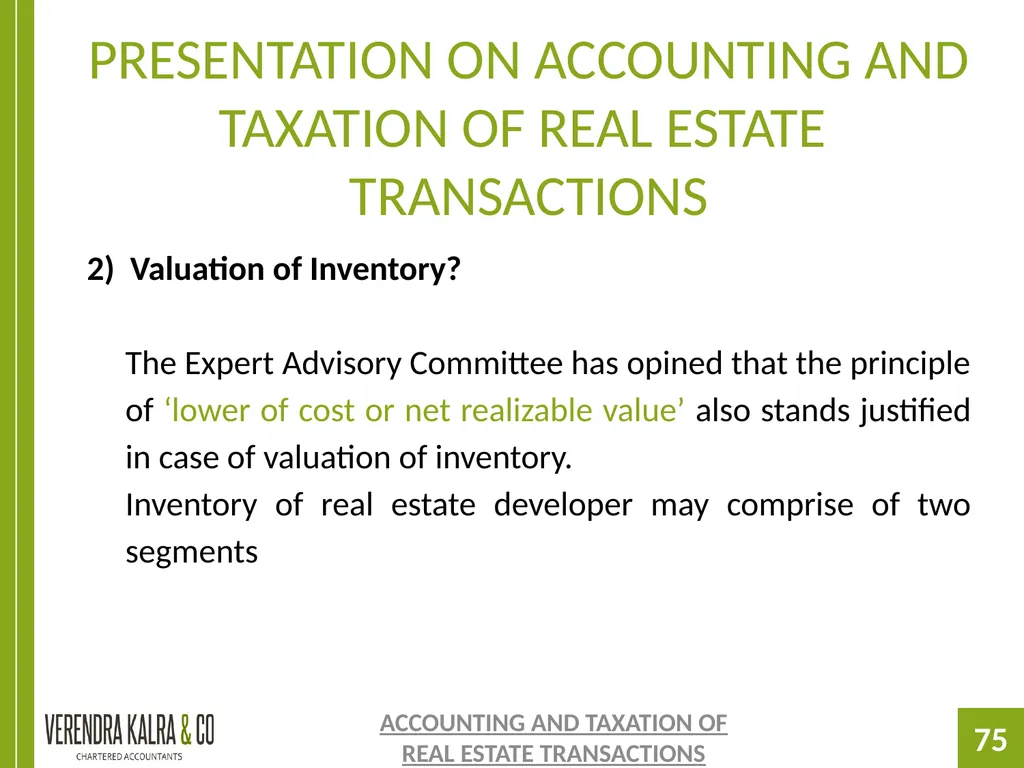 PRESENTATION ON PRESENTATION ON ACCOUNTING AND - slide 75 of 126