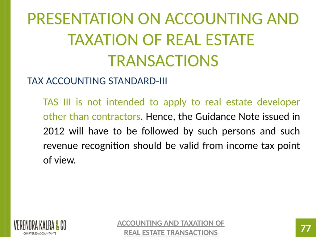 PRESENTATION ON PRESENTATION ON ACCOUNTING AND - slide 77 of 126