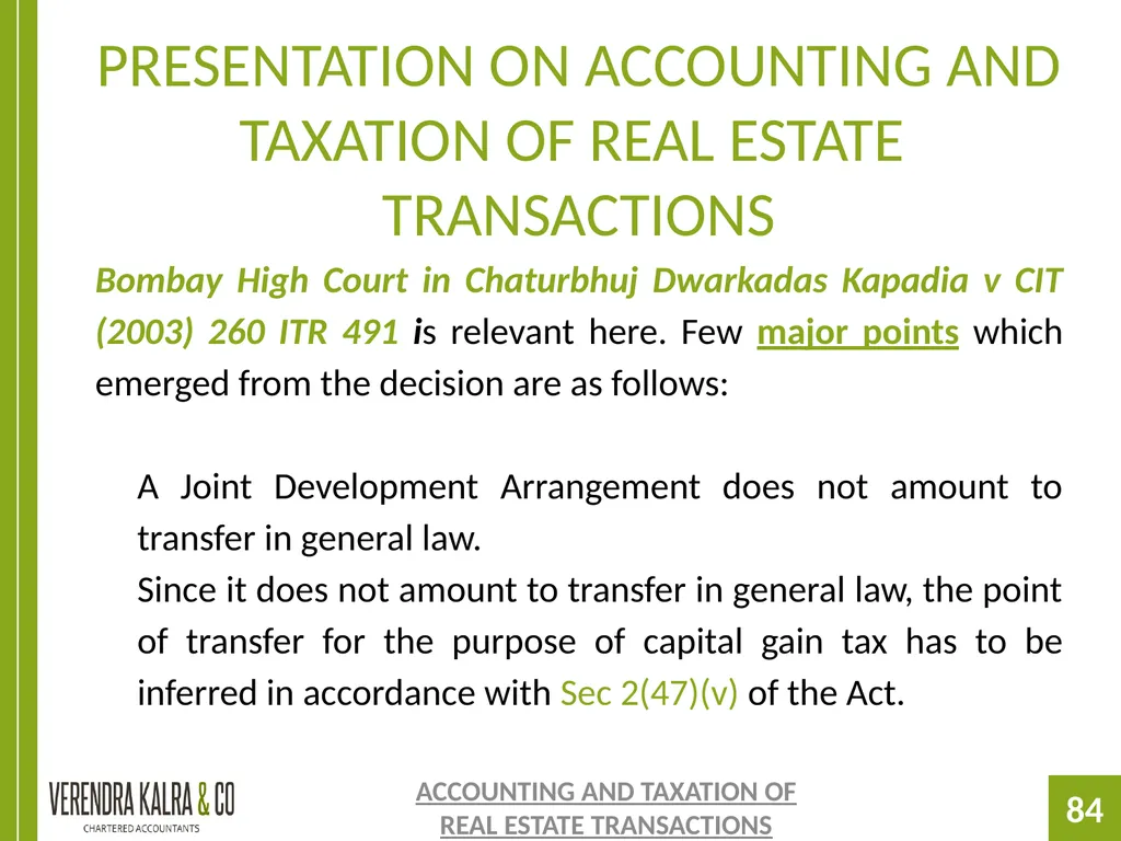 PRESENTATION ON PRESENTATION ON ACCOUNTING AND - slide 84 of 126