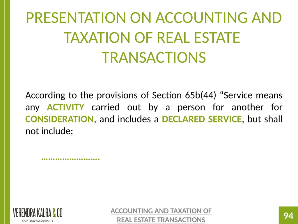 PRESENTATION ON PRESENTATION ON ACCOUNTING AND - slide 94 of 126