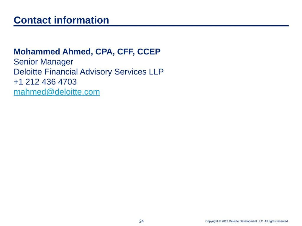 Elements of an Effective Anti-Corruption Program - slide 24 of 26