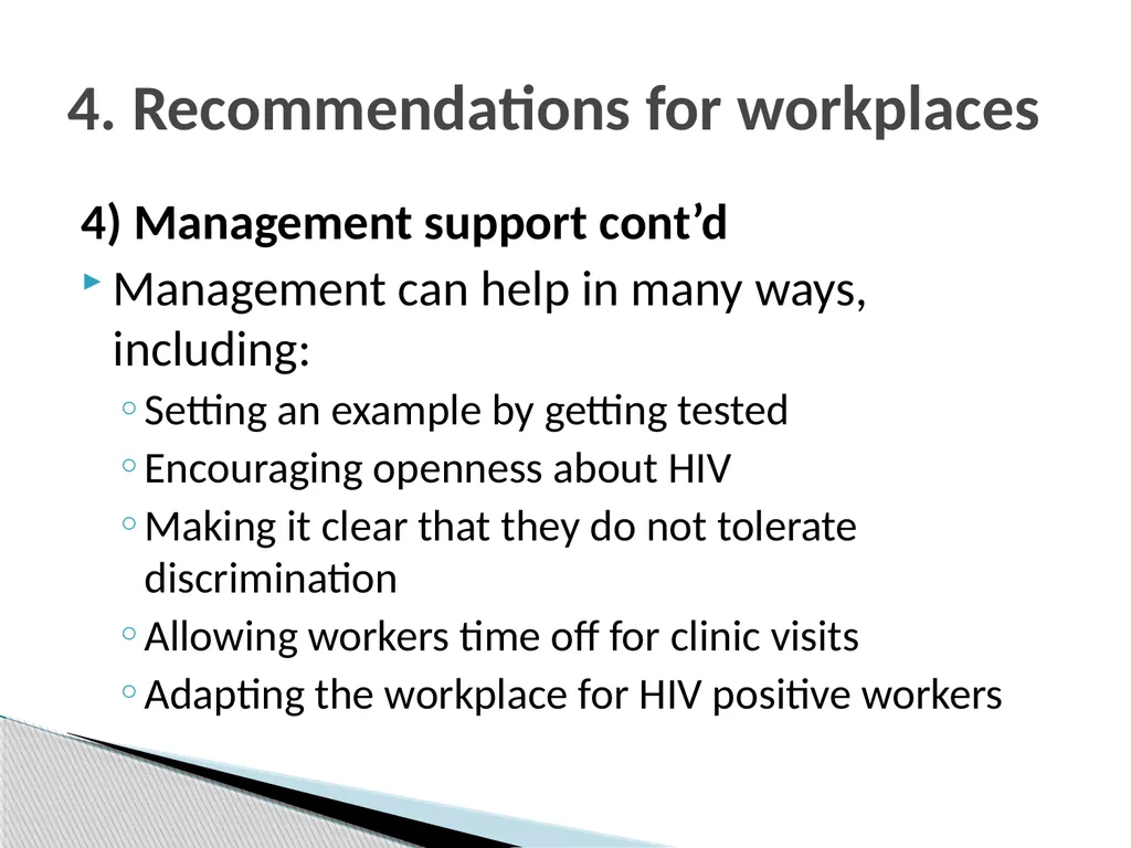 AIDS amongst workers: What special factors - slide 20 of 29