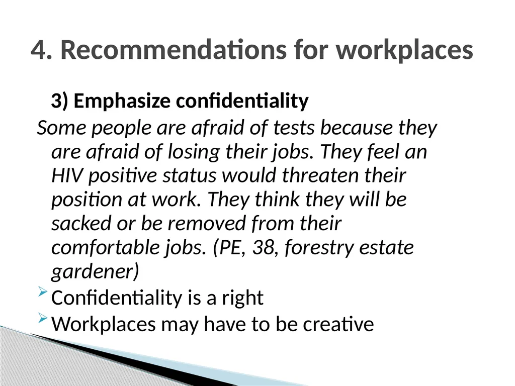 AIDS amongst workers: What special factors - slide 18 of 29