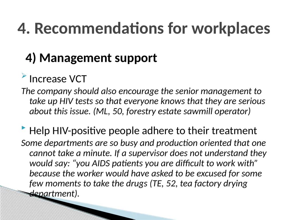 AIDS amongst workers: What special factors - slide 19 of 29
