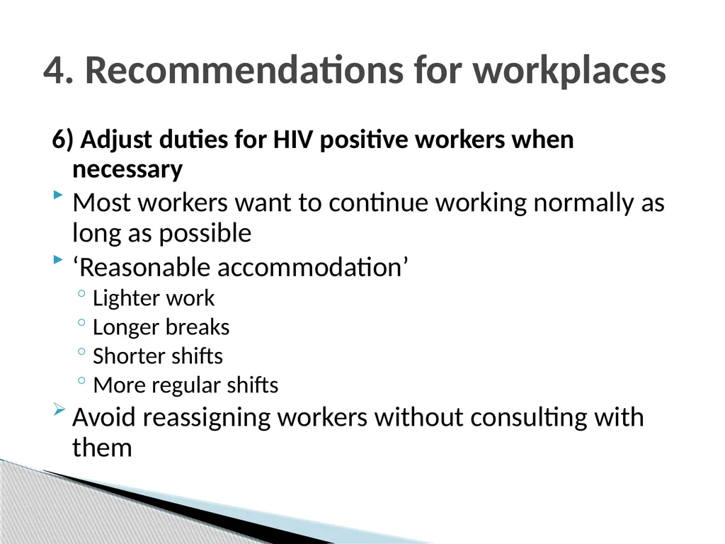 AIDS amongst workers: What special factors - slide 22 of 29