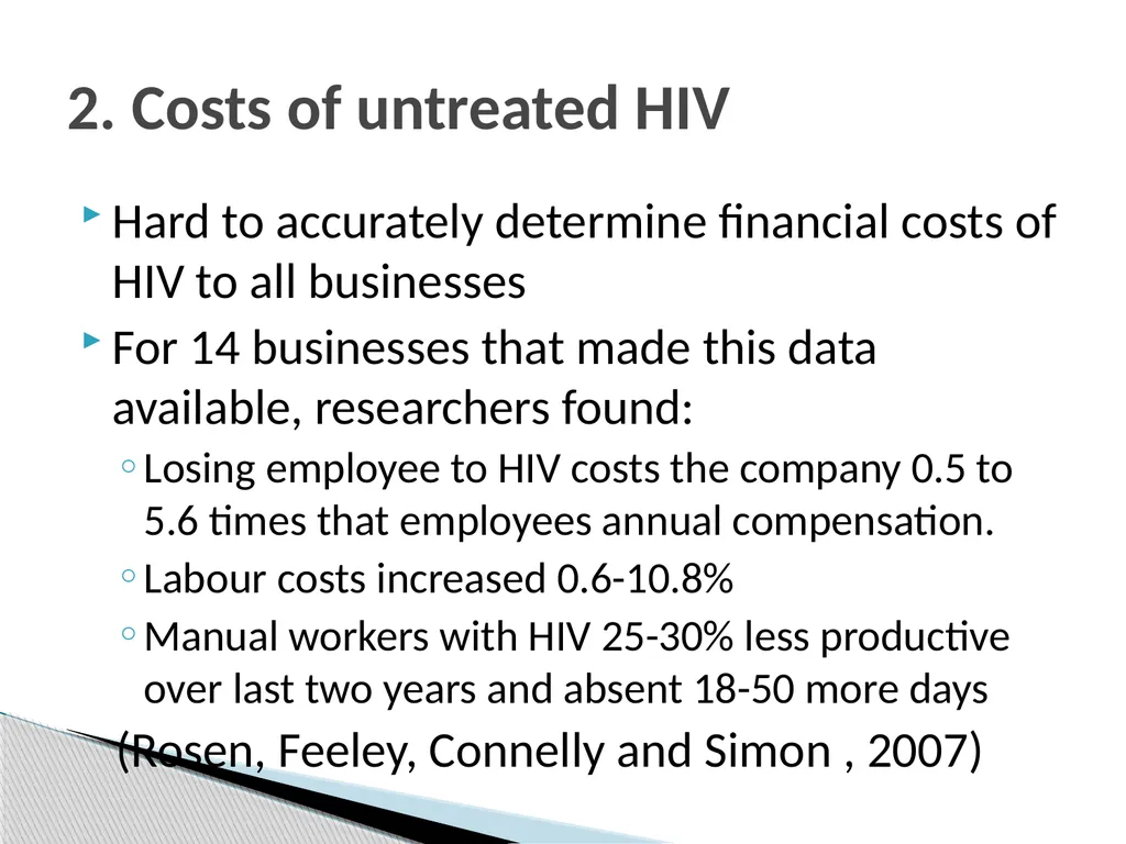 AIDS amongst workers: What special factors - slide 9 of 29