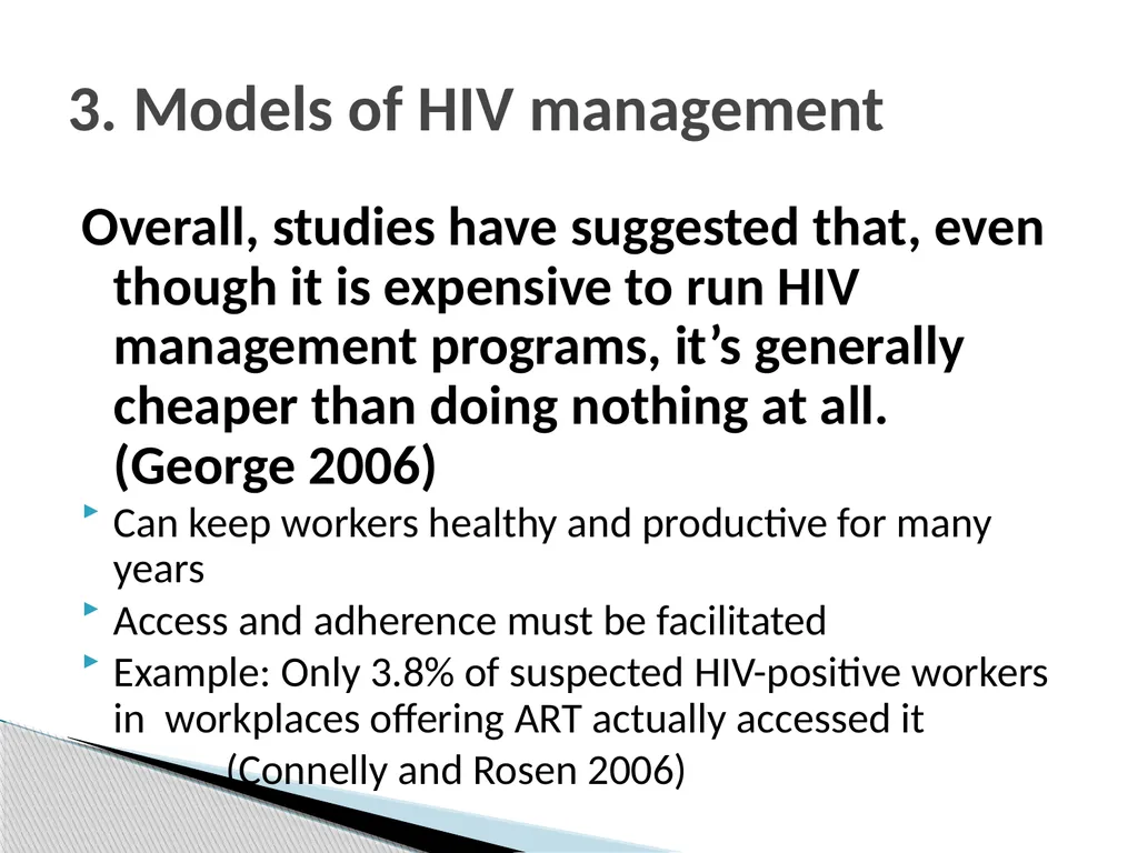 AIDS amongst workers: What special factors - slide 11 of 29