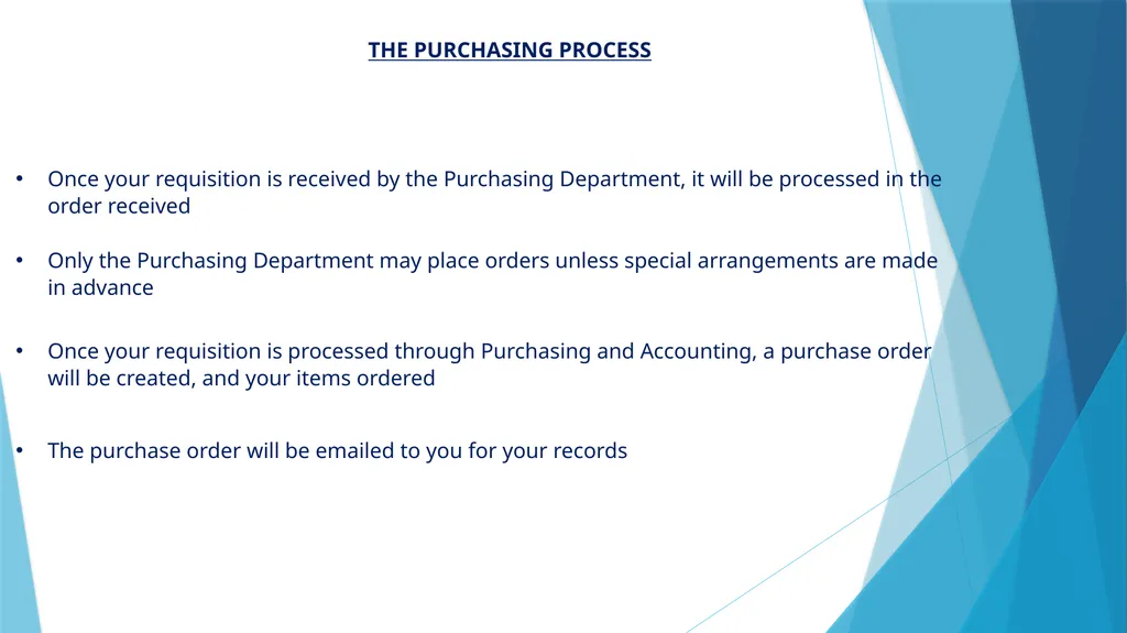 REQUISITION/PURCHASING PROCESS June 07, 2023 - slide 14 of 22