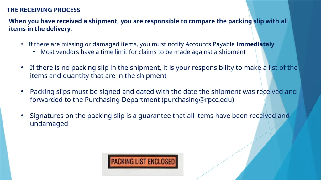 REQUISITION/PURCHASING PROCESS June 07, 2023 - slide 15 of 22