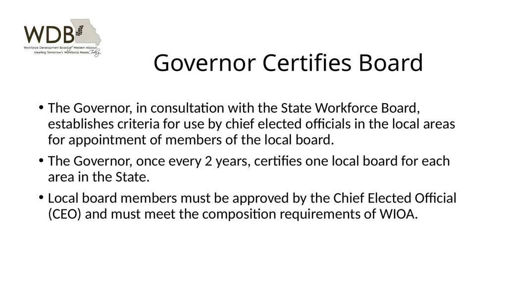 Workforce Development Board of Western Missouri, - slide 3 of 13