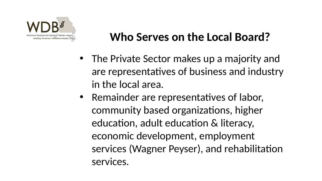 Workforce Development Board of Western Missouri, - slide 5 of 13